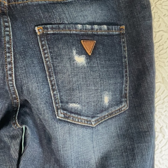 Guess Blue Boyfriend Jeans with Distressed Details - Picture 7 of 10